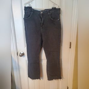 BDG Urban Outfitters Kick Flare High Rise Cropped Jean pants